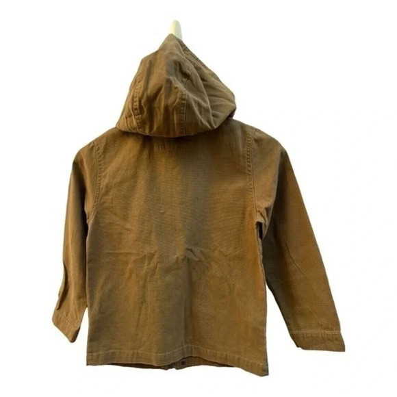 Cherokee Casual Jacket Boys Size Small S/P with Hood Pockets Full Zipper‎ Tan​​​ - Picture 7 of 8